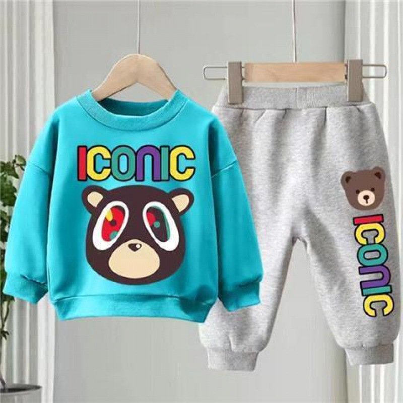 Boy Clothing 2 Sets Autumn Winter Boys Clothes Long Sleeved Tops And Pants Toddler Sets