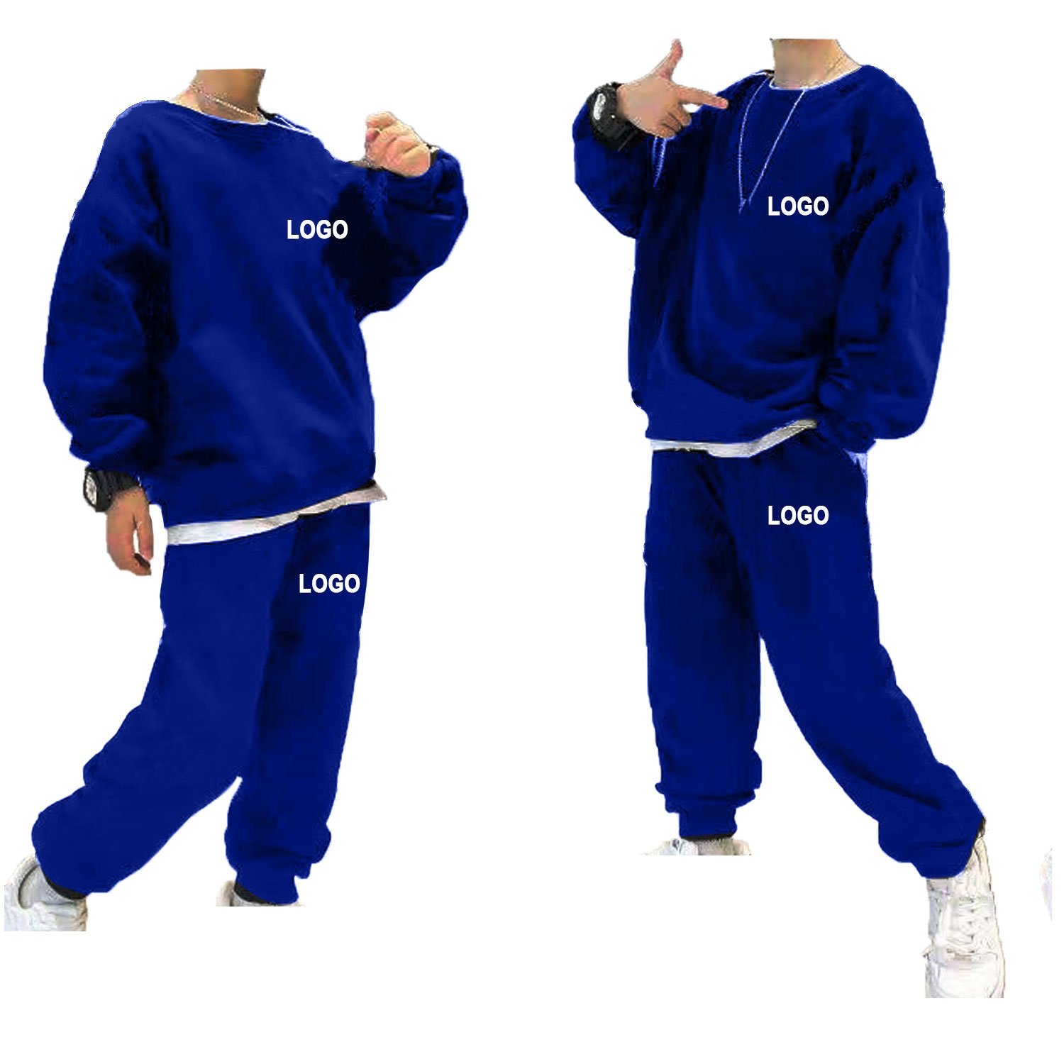 New design solid cotton tracksuits girls clothing sets 6 7 years casual sweatshirt sets for kids boys and girls