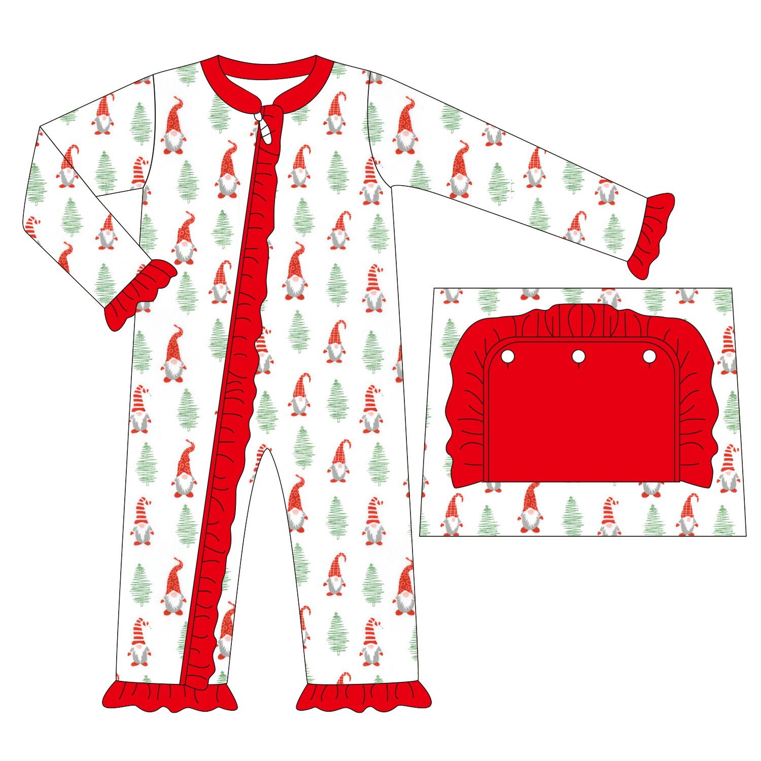 Boyis boutique custom Christmas trees print clothing for baby boys new Born Baby Clothes Sets