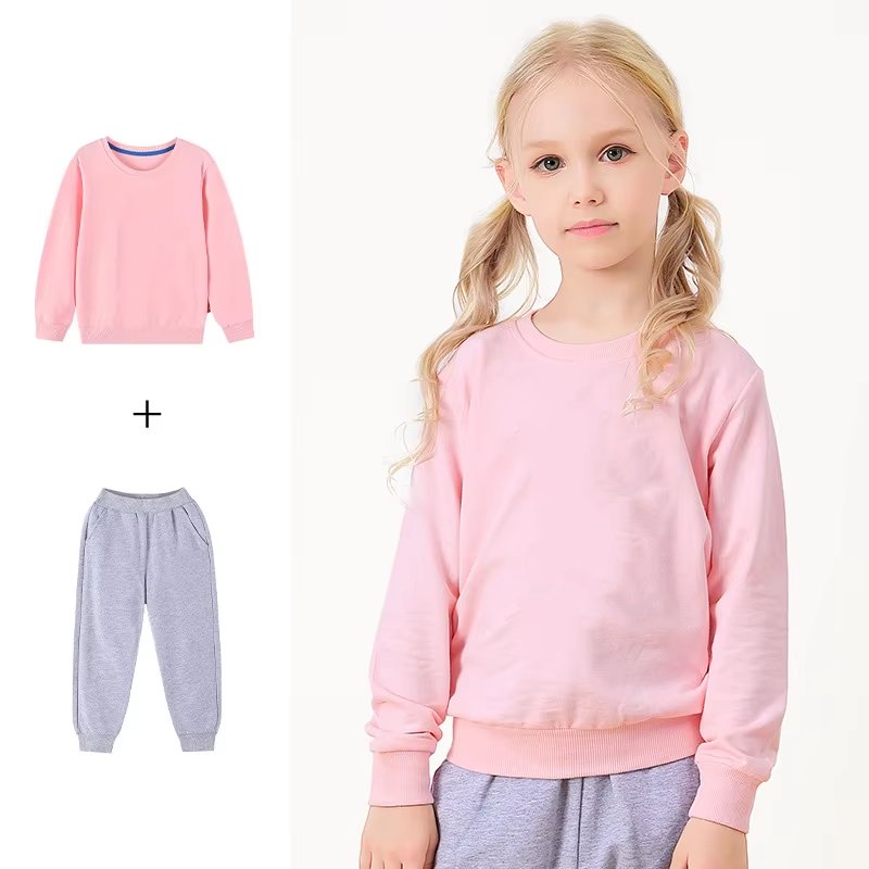 2023 Wholesale Custom Made Logo Kids Boutique Tracksuits Kids Boys 2pcs Toddler Jogger Clothing Set