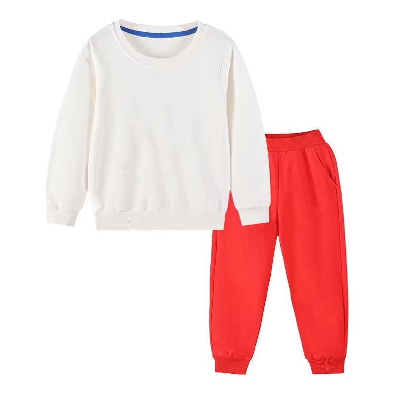 2023 Wholesale Custom Made Logo Kids Boutique Tracksuits Kids Boys 2pcs Toddler Jogger Clothing Set