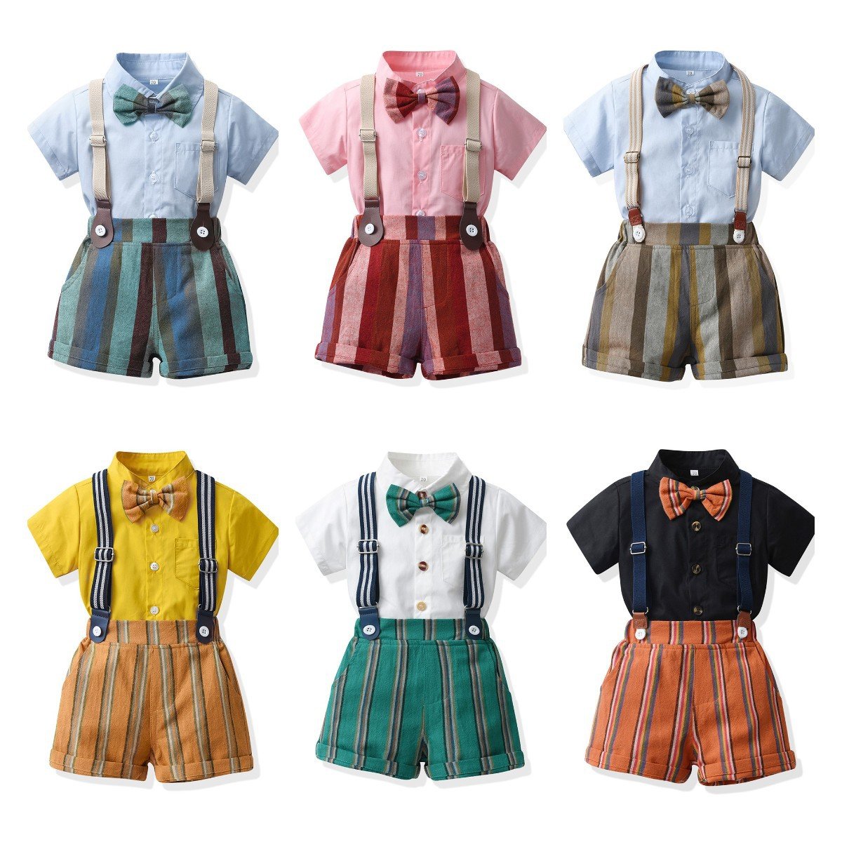 Fuyu boys clothing sets 2-8 years handsome baby clothes boys 0-3 month Wholesale Children clothing set