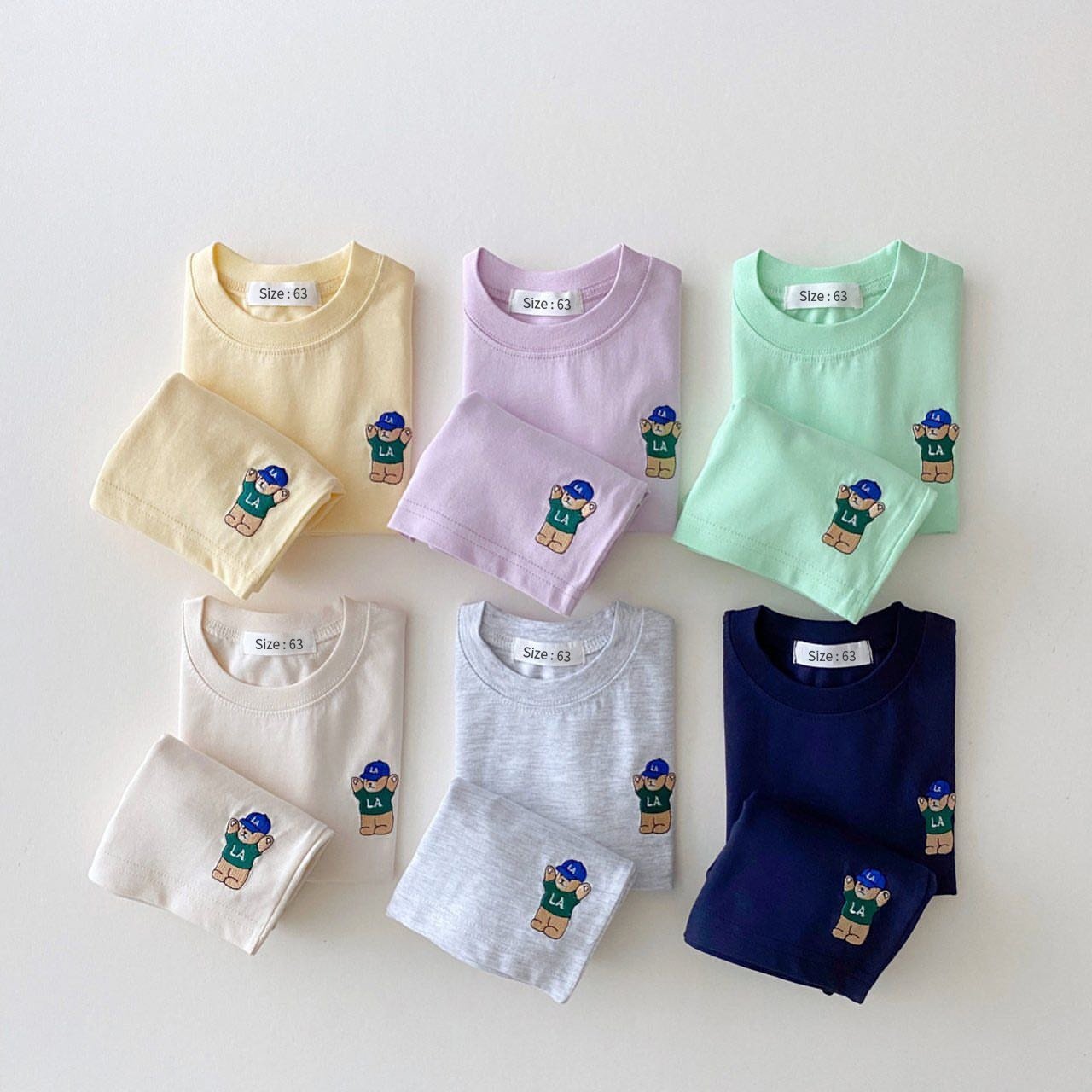 Baby Cotton Clothes Set Summer Casual Tops Shorts Unisex Toddlers Kids Clothing Outfits
