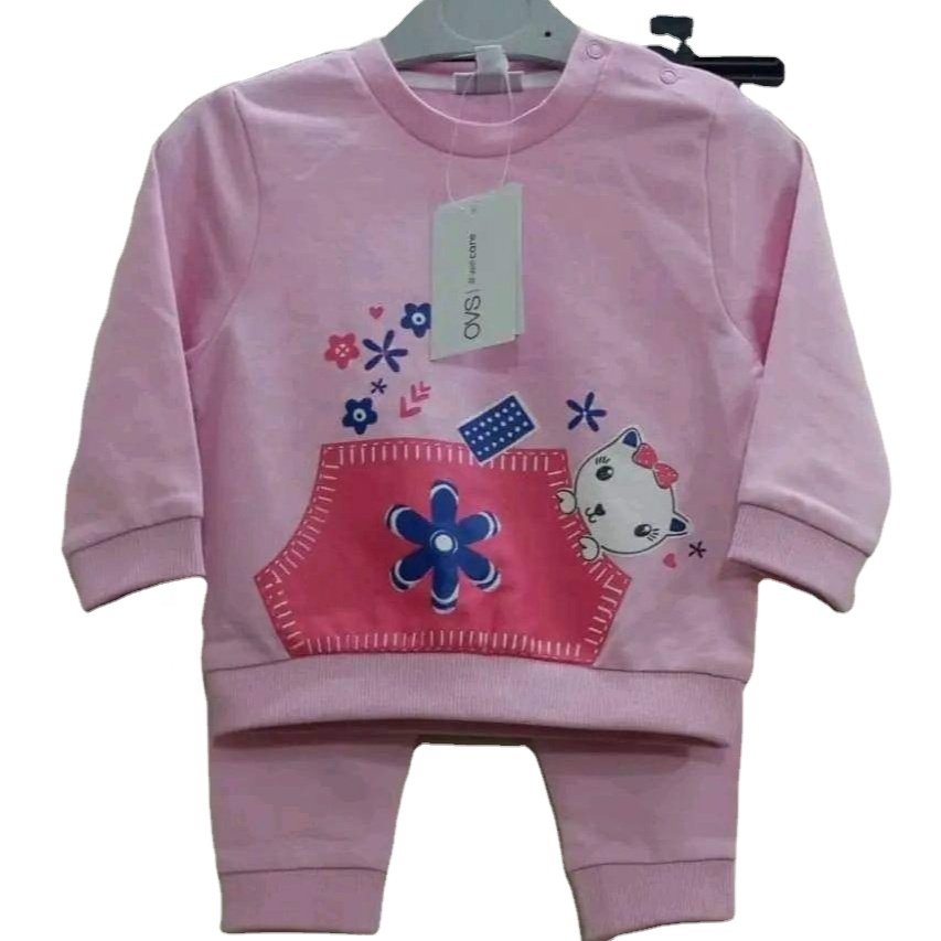 Summer Wholesale Children Kids Clothes long Sleeve Baby T Shirt Boys Clothing Set Spring Cotton Quantity Custom Time Lead Suit