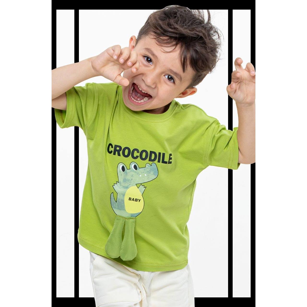 2024 Summer Style Hot Sale Cotton Children Clothing Sets for Boys Short Sleeve Casual Wear with Cartoon Printed Baby Boy Clothes