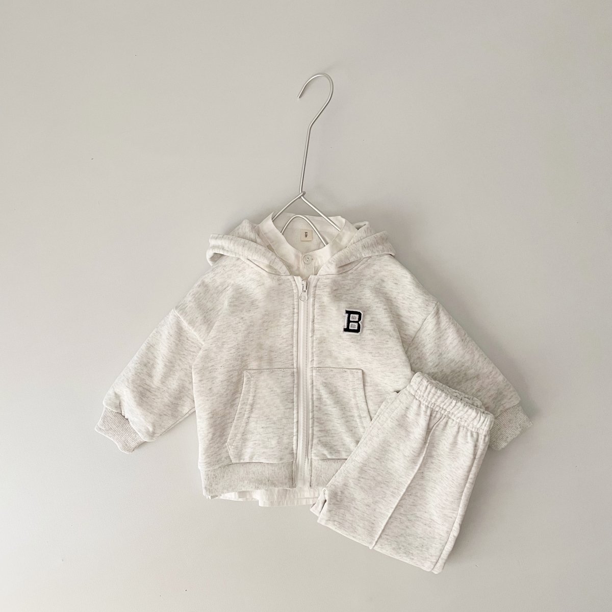 New Baby Casual Tracksuit Children Boys Cotton Zipper Hooded Jacket+Jogger Pants Kids Girls Leisure Sports Suit