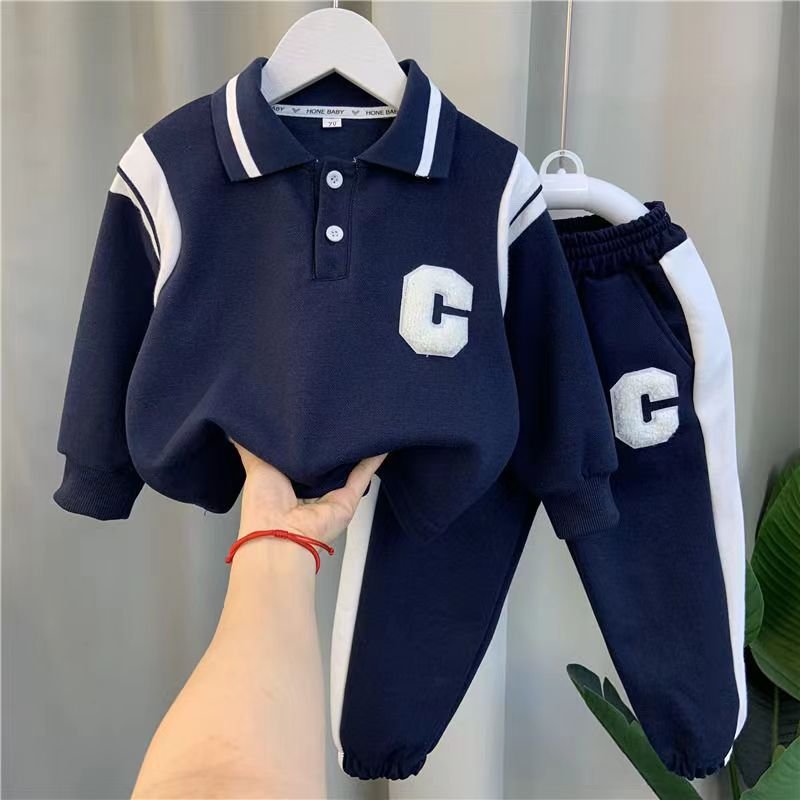 Boys Clothing Set Spring Autumn Children 2pc Suits Hoodies+Trousers Casual Boys Clothes Sets