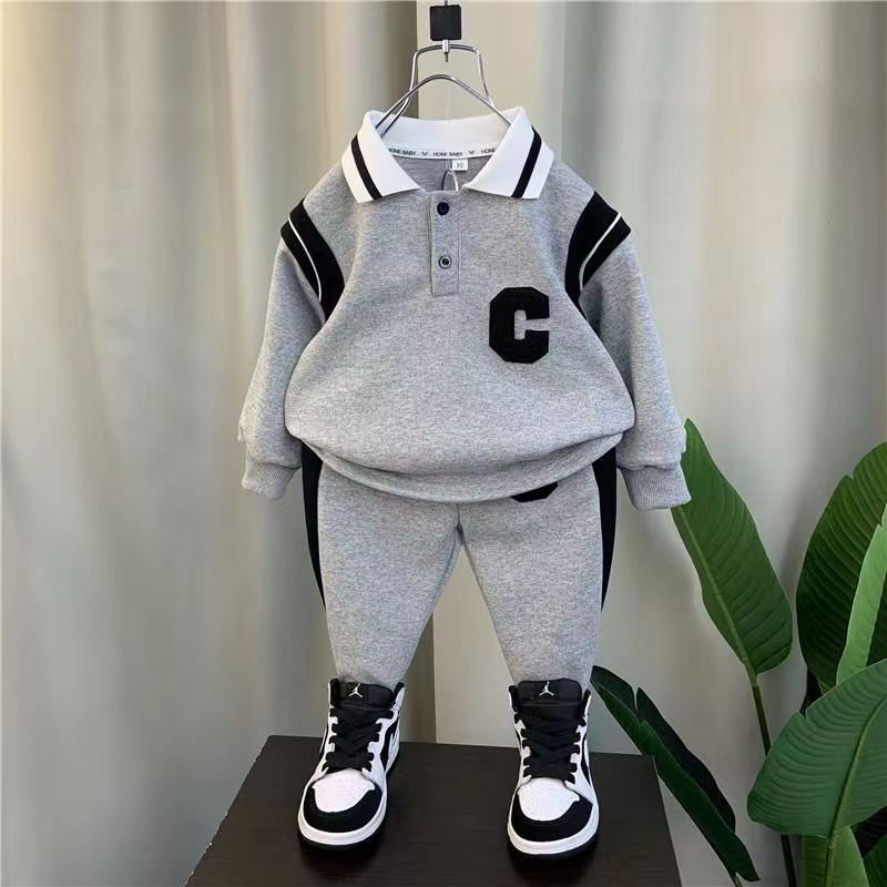 Boys Clothing Set Spring Autumn Children 2pc Suits Hoodies+Trousers Casual Boys Clothes Sets