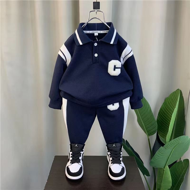 Boys Clothing Set Spring Autumn Children 2pc Suits Hoodies+Trousers Casual Boys Clothes Sets
