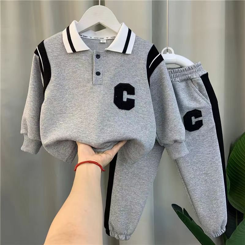Boys Clothing Set Spring Autumn Children 2pc Suits Hoodies+Trousers Casual Boys Clothes Sets
