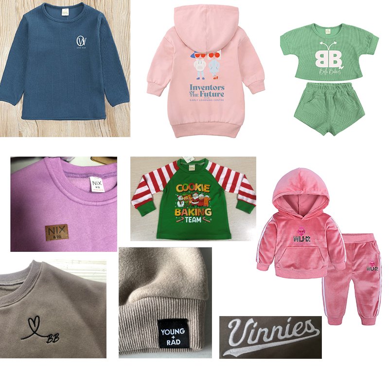 2024 baby cotton kint clothing sets kids boys girls spring autumn loose tracksuit pullovers tops+pants 2pcs sets clothes