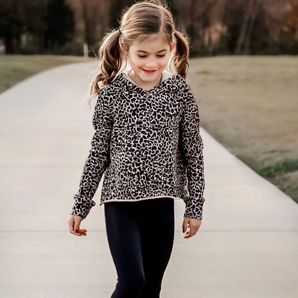 New arrival fashion family sister matching clothes set winter children little girls hoodie mommy and me outfits sets