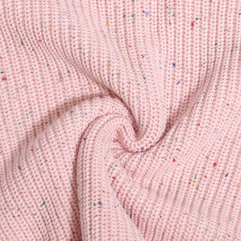 New Fashion Cotton Kids Boy Girl Spring Autumn Soft Solid Color Long Sleeve Crew Neck Baby Winter Sweater