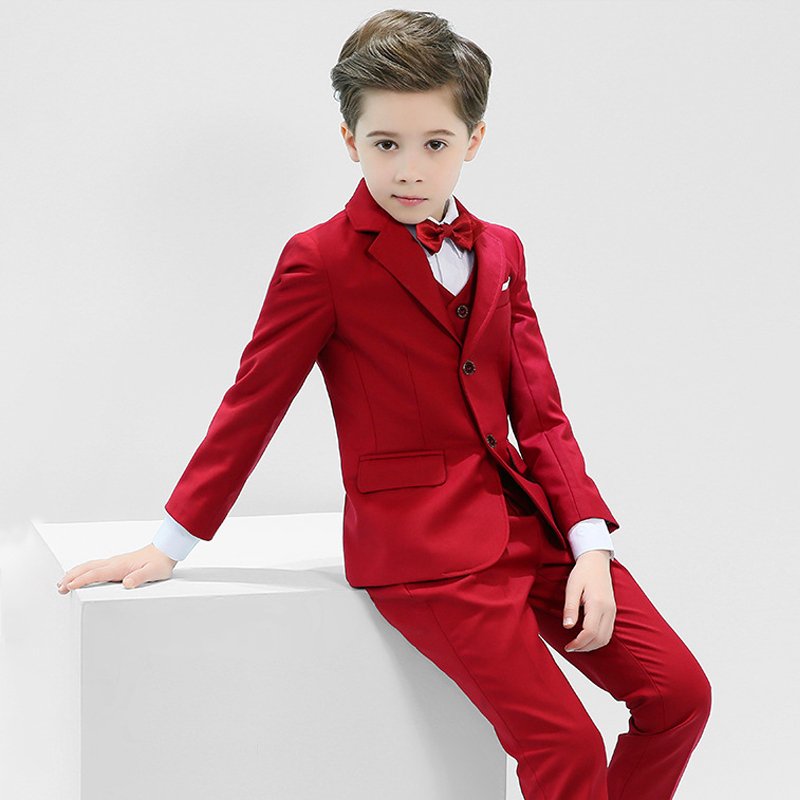 Formal Baby Boy Clothing Sets Tuxedo Children Wedding Suits Elegant Kids School Uniform Classic Teenager Boy Business Costumes