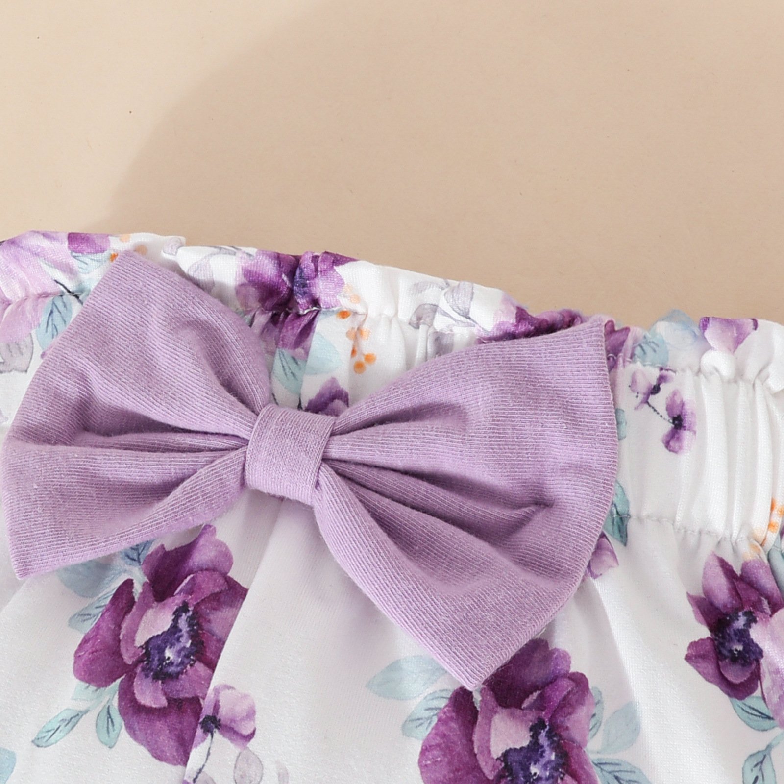 Wholesale 3-Piece Set for Baby Girls Autumn Long Sleeved Rompers Pants and Infant Headband Toddler Clothing Newborn Outfit