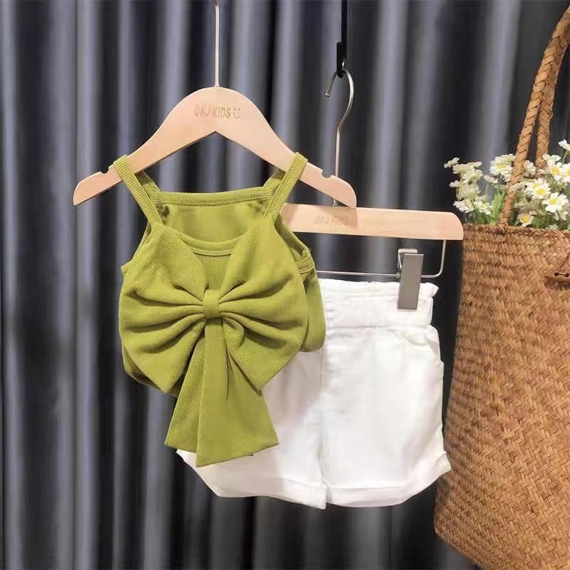 Wholesale Mixed Summer Boys Girls Kids Tank Top Shorts Garment Stock Lot Clothes Set
