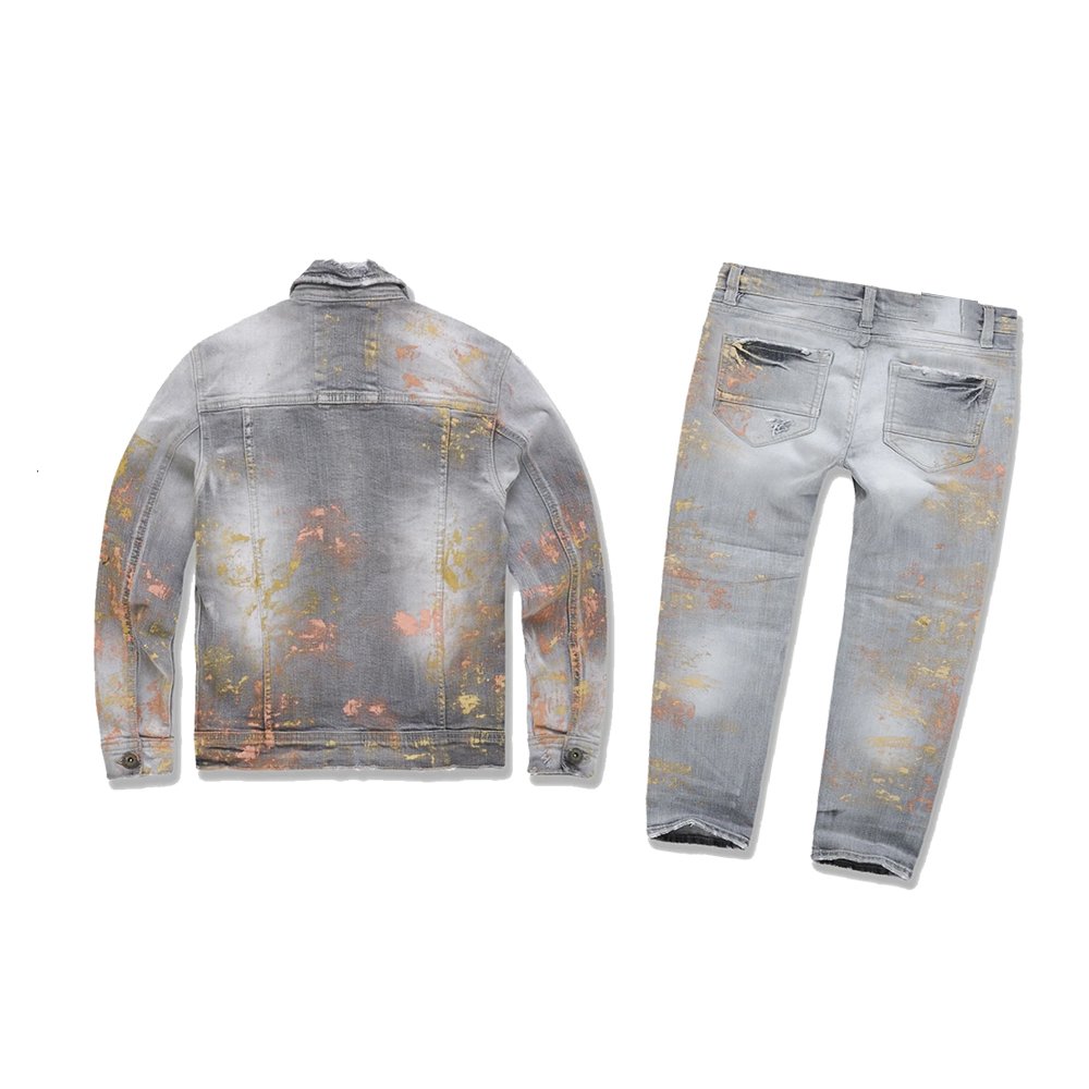 Children's denim kids clothing sets denim jeans with babies wearing Denim outfit Jeans