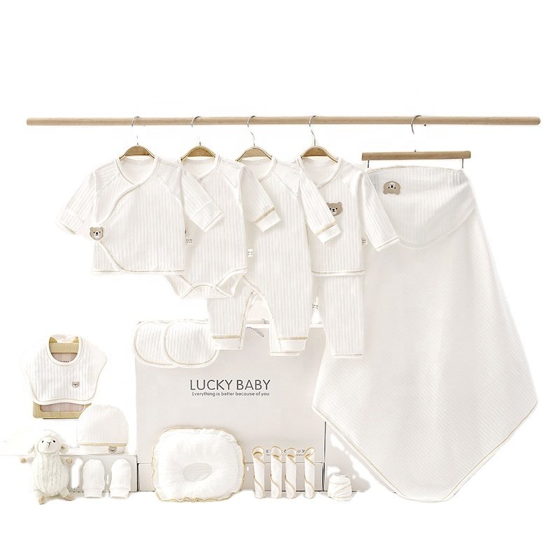 Wholesale Custom Baby Clothes sets gift box happy birthday baby boy clothing sets 0 to 3 months baby clothing sets new born