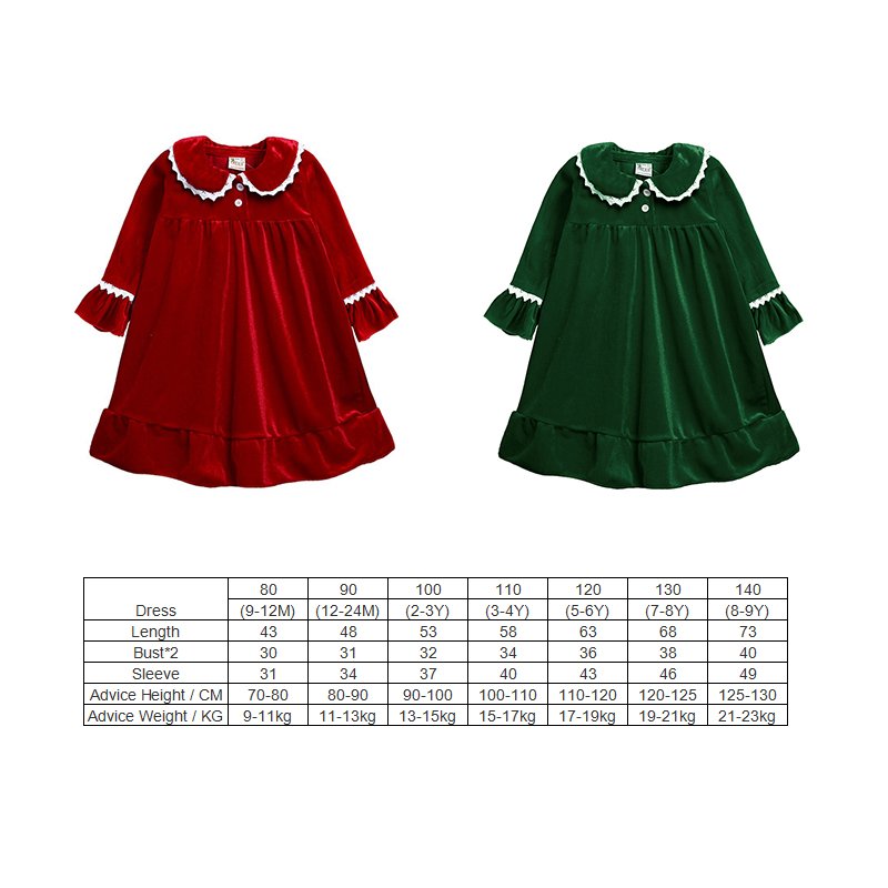 Christmas Red Winter Velvet Boys And Girls Pajamas Set Wholesale Two Piece Button Up Kids Pajama sets