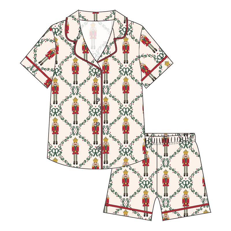 Comfortable Halloween kids summer and autumn collar pajamas baby boys cotton sets nightwear for kids outfit clothes