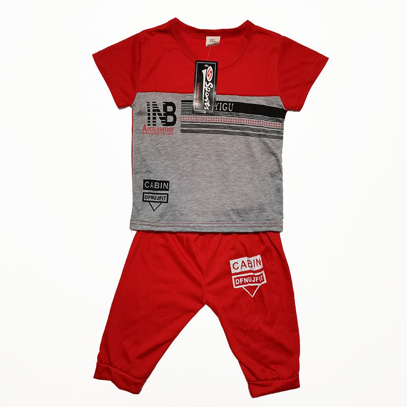 Wholesale New Style Summer Clothes Casual Kids T-Shirt Cotton Comfortable Boys Clothing Set