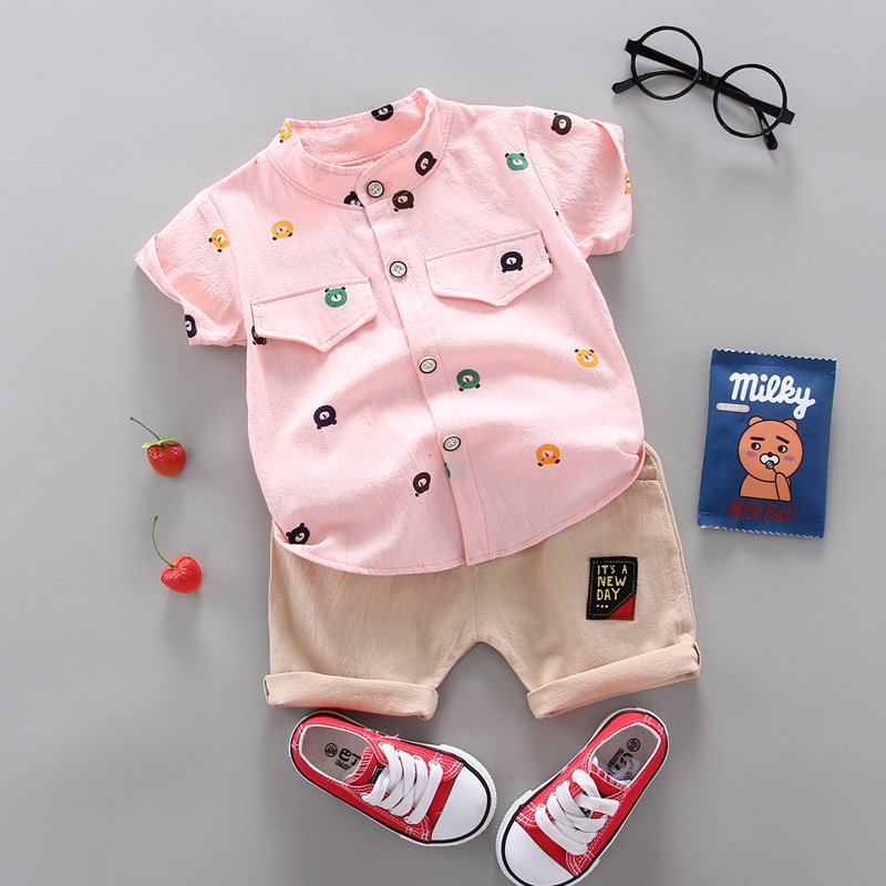 In stock Waterproof Set Five Years Page Suit Traditional Baby Boy Clothing Sets