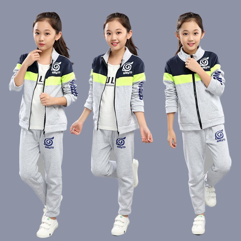 Boys set Long sleeved sports and leisure two-piece set Boys clothing sets