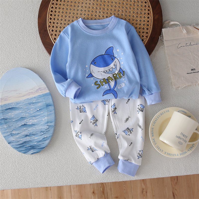 0-5years Kids Girls Cartoon Sleepwear Pajamas Children Pajamas Sets Kids High Quality Cotton Baby Pajamas Sleepwear For Boys