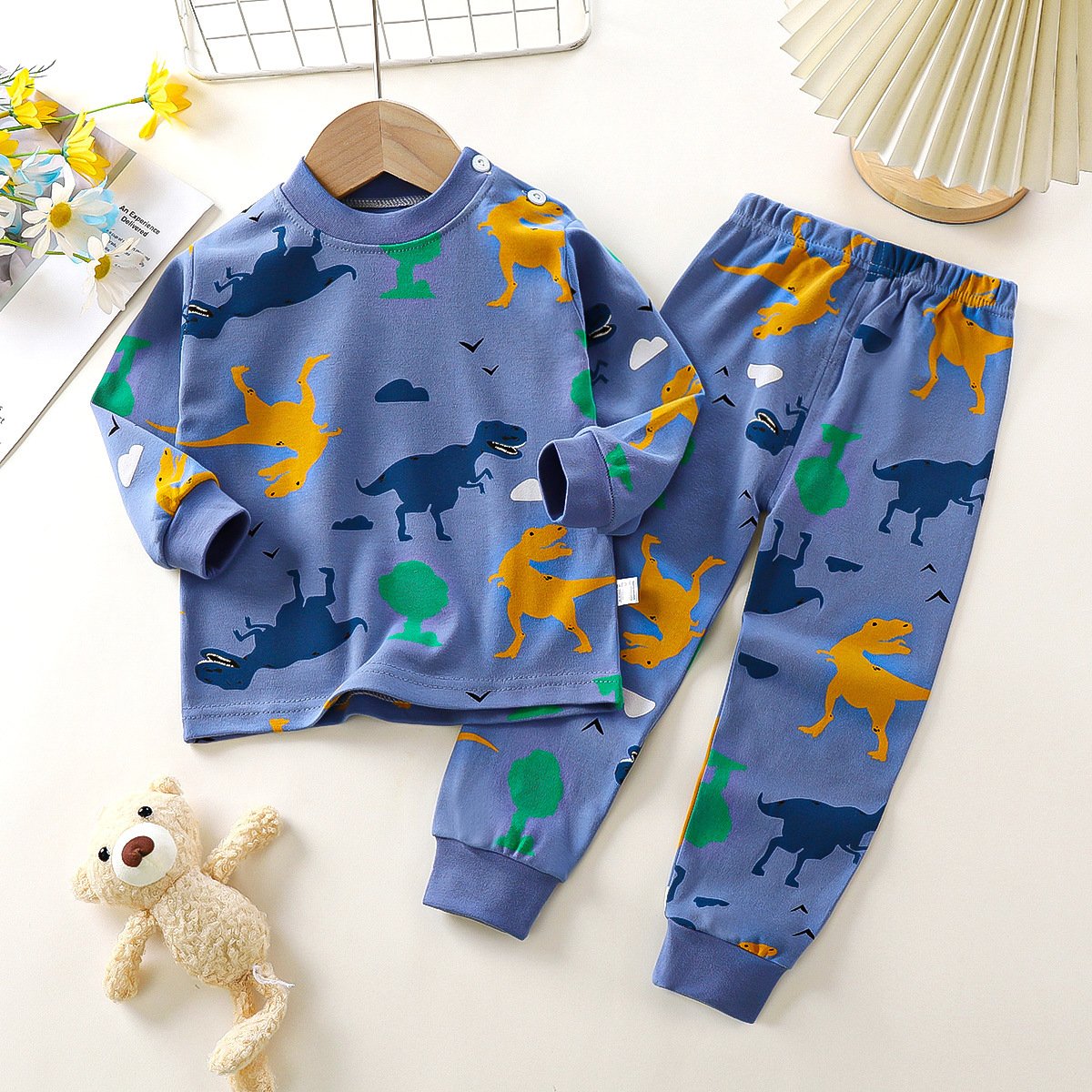 Hot selling children's underwear set, baby pure cotton new warm children's clothing
