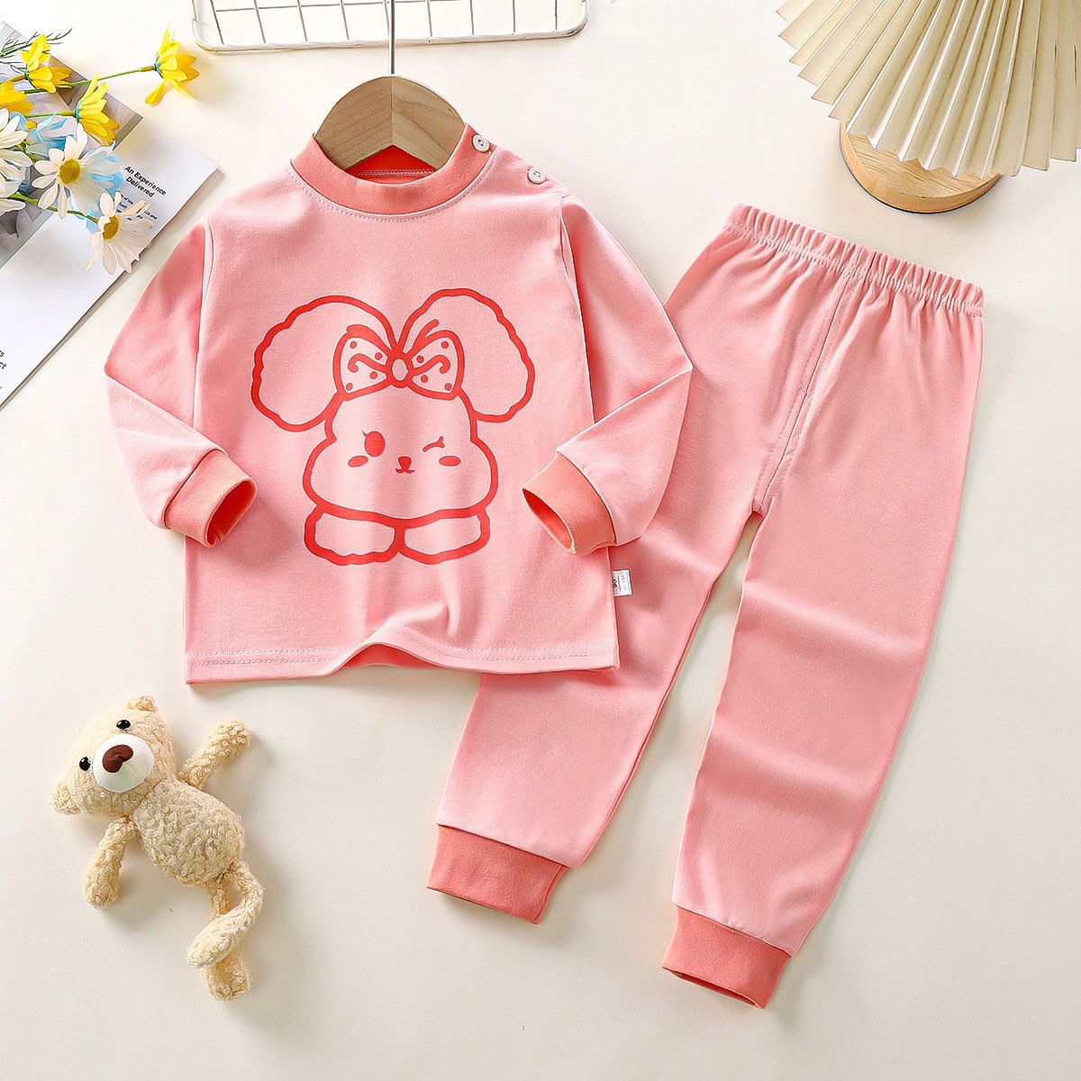 Hot selling children's underwear set, baby pure cotton new warm children's clothing
