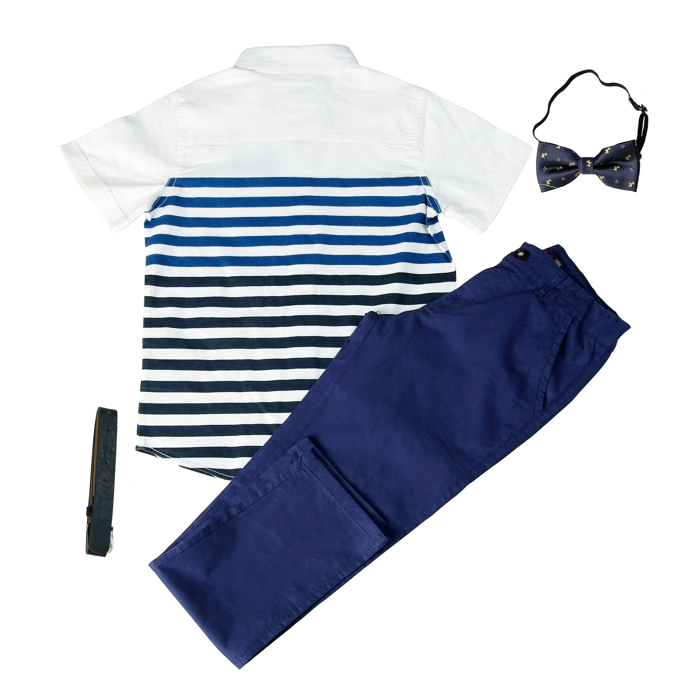 Oem/Odm Fashion Teenager White Shirt & Trousers Summer Children'S 6-12 Years Boys Kids Clothing Sets