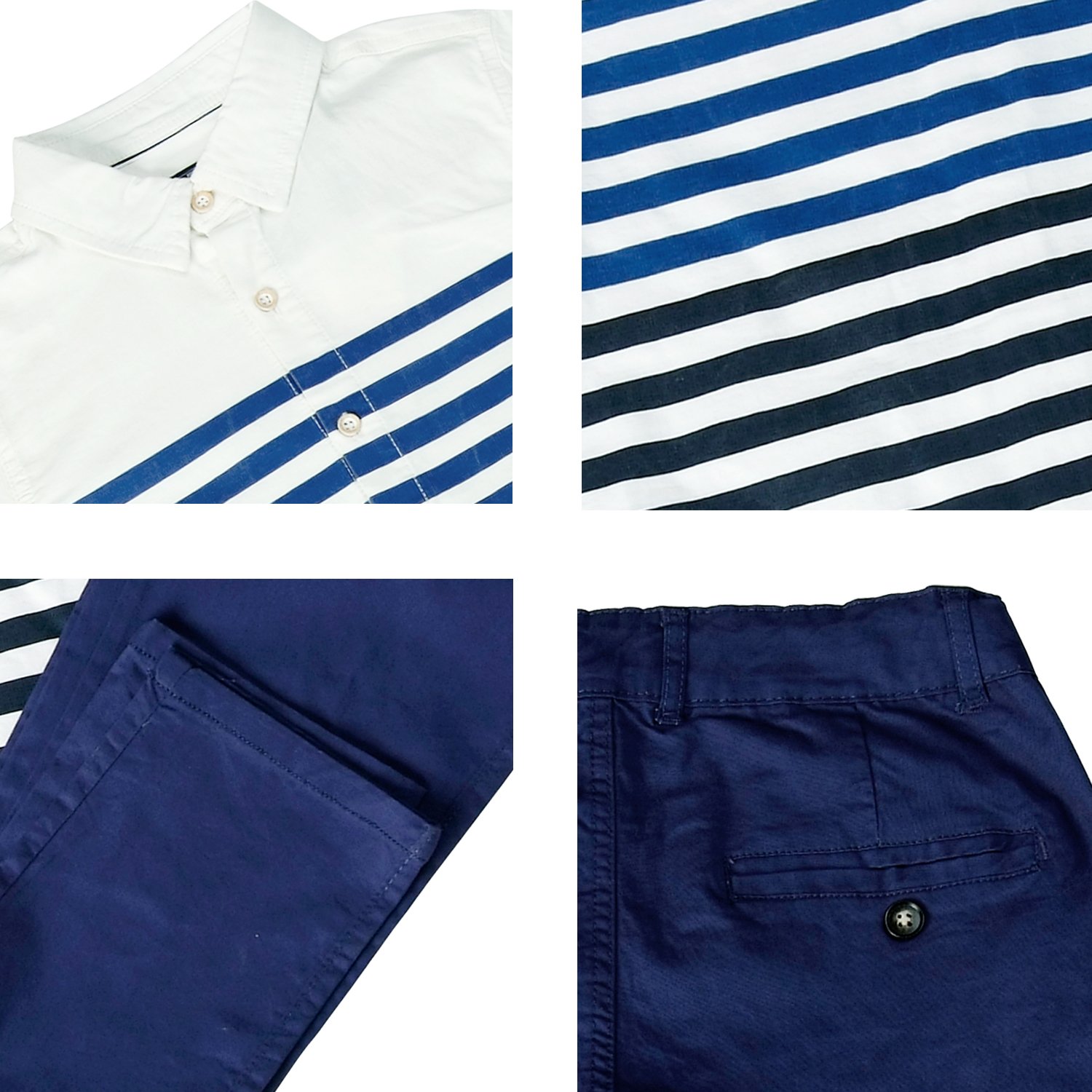 Oem/Odm Fashion Teenager White Shirt & Trousers Summer Children'S 6-12 Years Boys Kids Clothing Sets