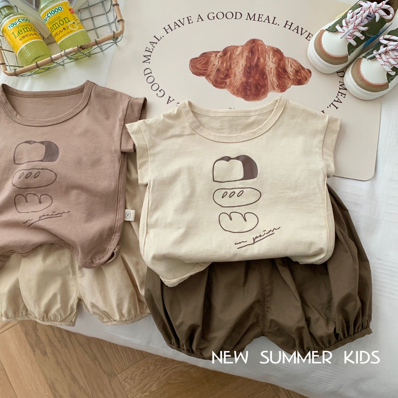 Fashion boy children clothing set summer baby boy casual suit cotton kids outfit children's cartoon T-shirt and shorts 2 Pcs set