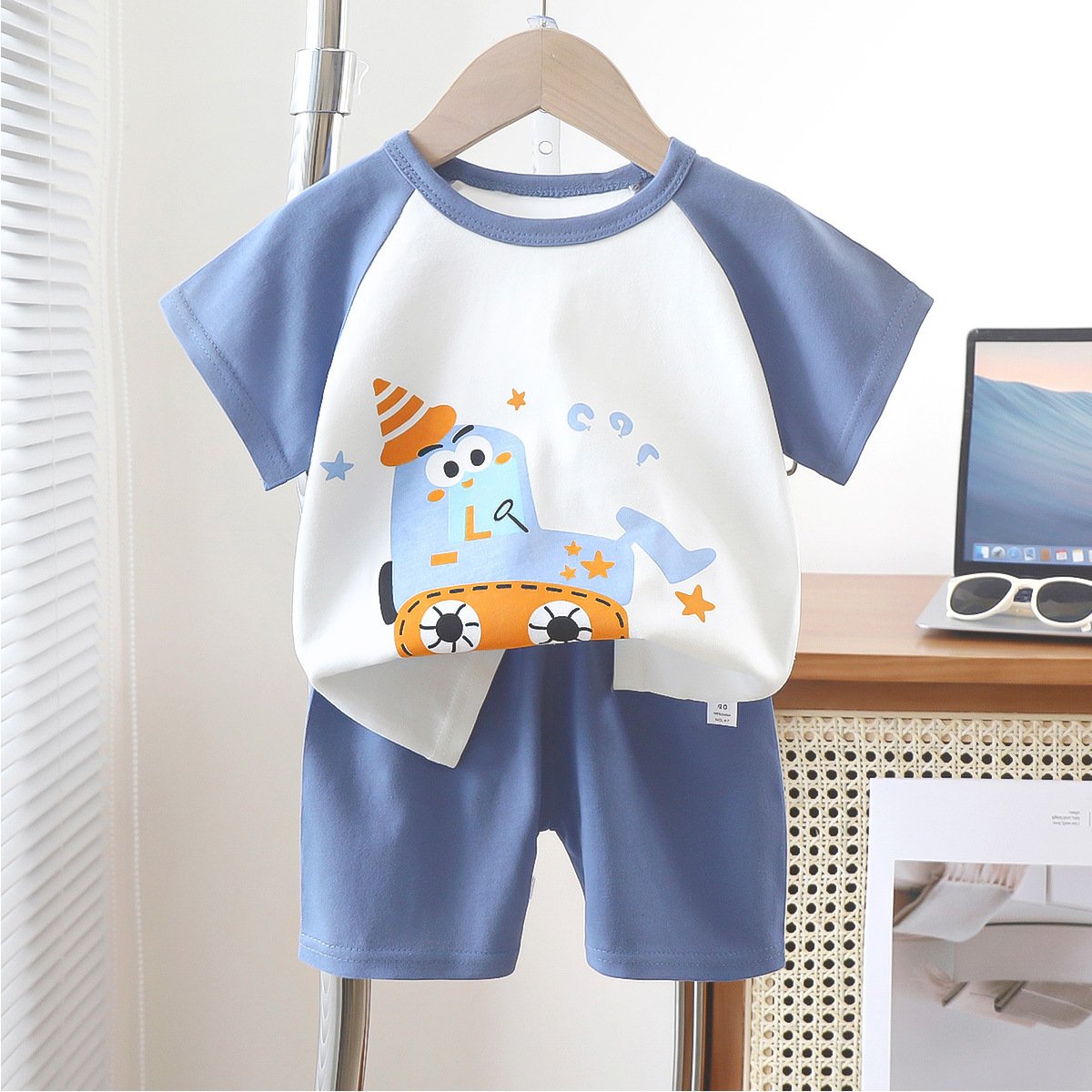 Boys clothing Sets Baby clothes Suit with 2Pcs Kids clothings sets Short Sleeve and Short pants with wholesale Factory price