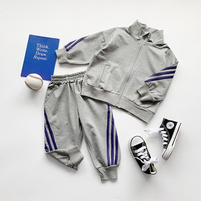 Baby Boys clothing sets Sports Jacket Trousers Two-piece Sweat Suits Children Clothes Sets