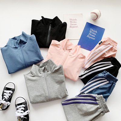Baby Boys clothing sets Sports Jacket Trousers Two-piece Sweat Suits Children Clothes Sets