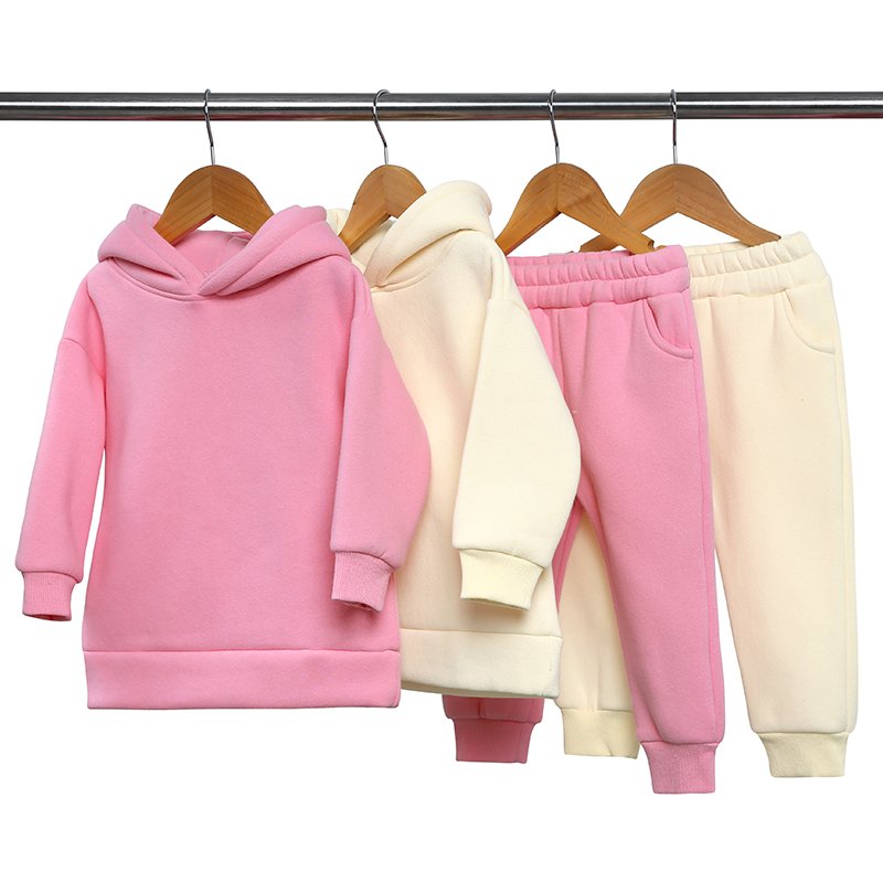Custom kids tracksuit set long sleeve 1-7 years sweat suits cotton toddler boys clothing sets