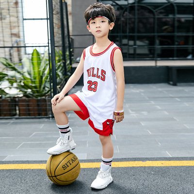 Teenager Basketball Uniforms Suit Boy Kids sports wear Clothes Children Summer Sleeveless Jersey clothing set