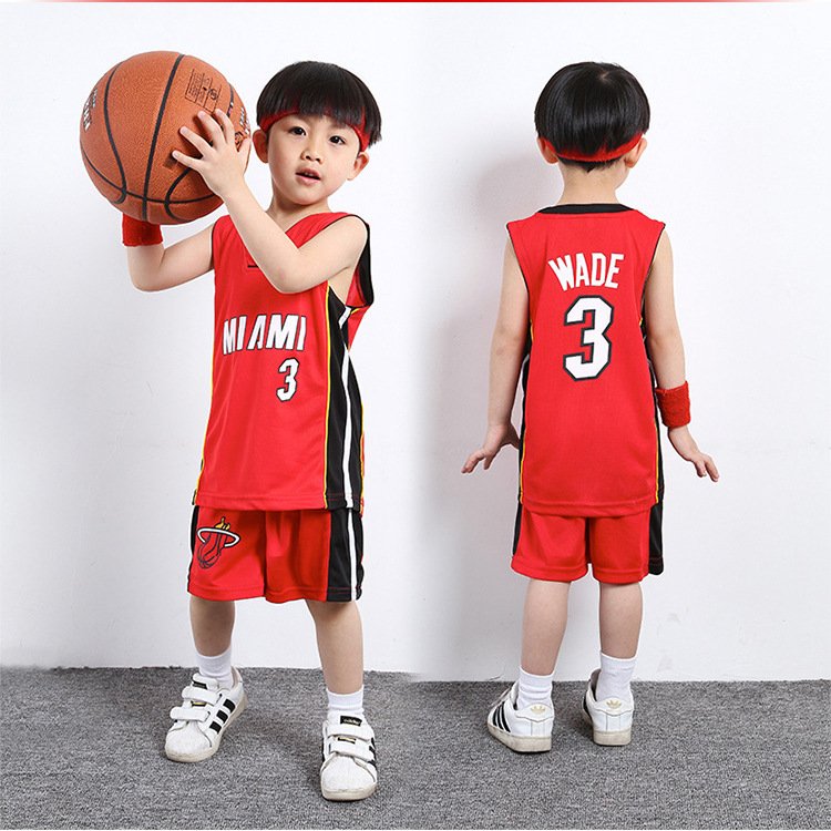 Teenager Basketball Uniforms Suit Boy Kids sports wear Clothes Children Summer Sleeveless Jersey clothing set