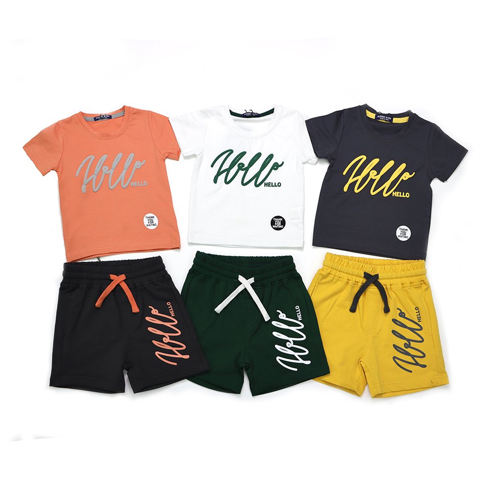 Luxury Toddler Boy Clothes 3 to 5 years Baby Clothing Organic Cotton T Shirt Shorts Cartoon Boys Clothing Sets