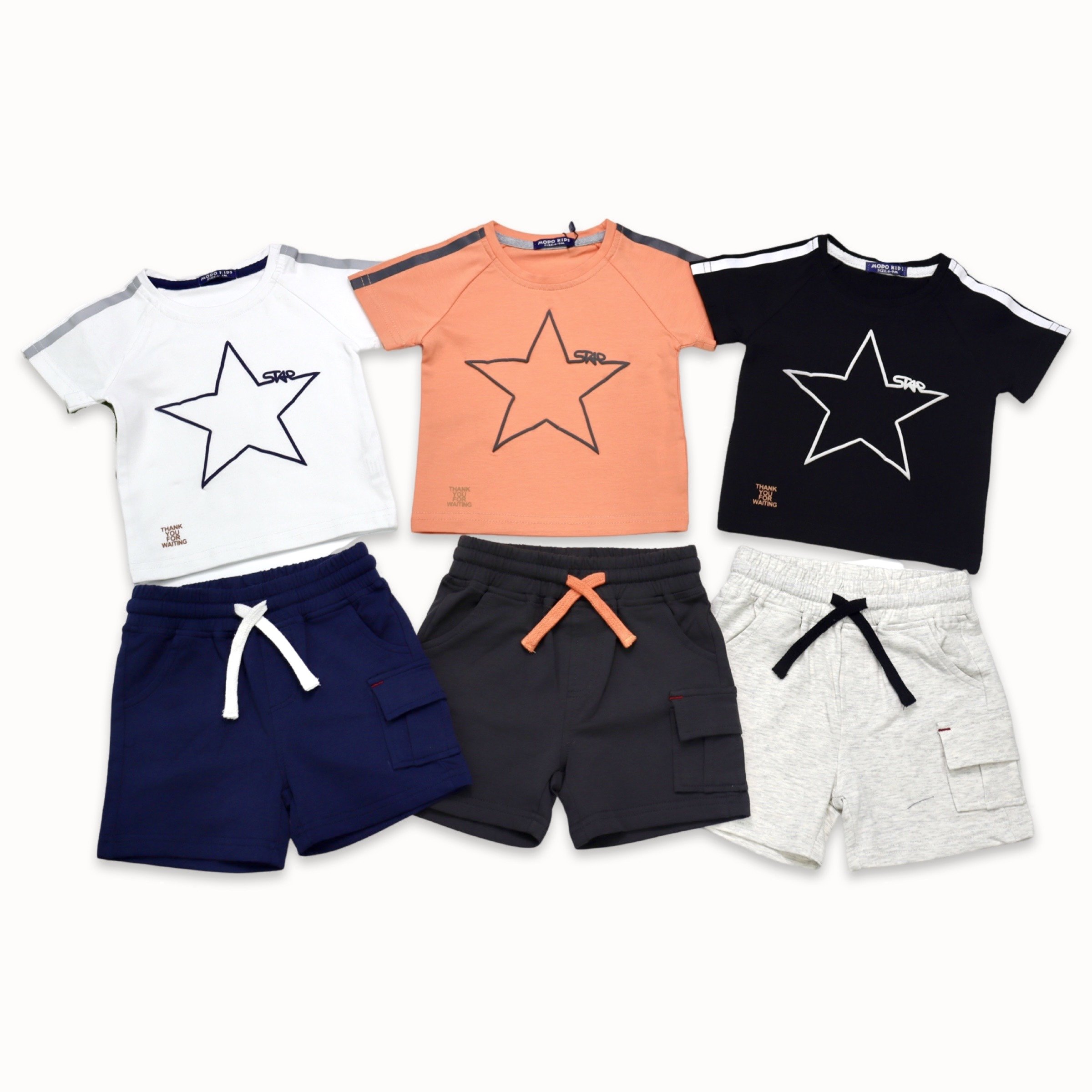 Luxury Toddler Boy Clothes 3 to 5 years Baby Clothing Organic Cotton T Shirt Shorts Cartoon Boys Clothing Sets