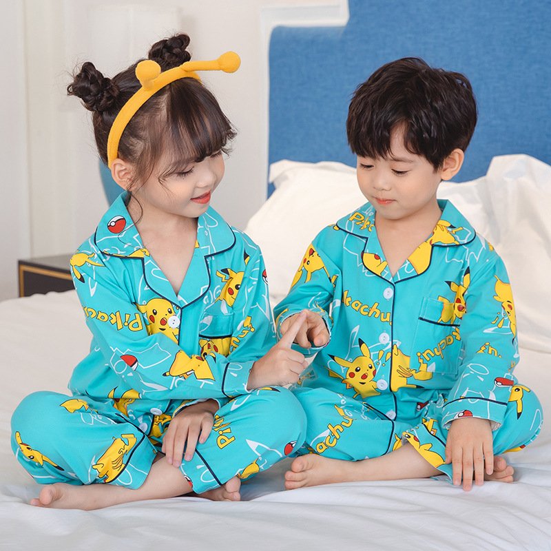 Autumn Wear 2024 New children's long Johns cotton Baby Underwear Set for boys and girls home wear pyjamas kids clothing