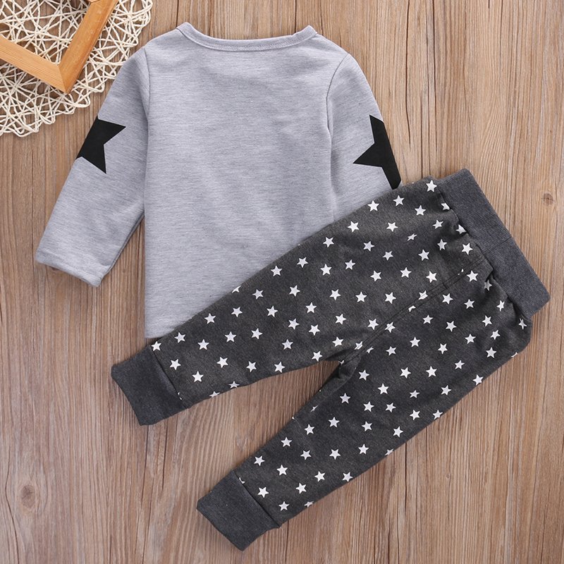 Children'S Clothing Sets Kids Baby Suit Casual Modern Baby Cloths Two Piece 3-6 Months