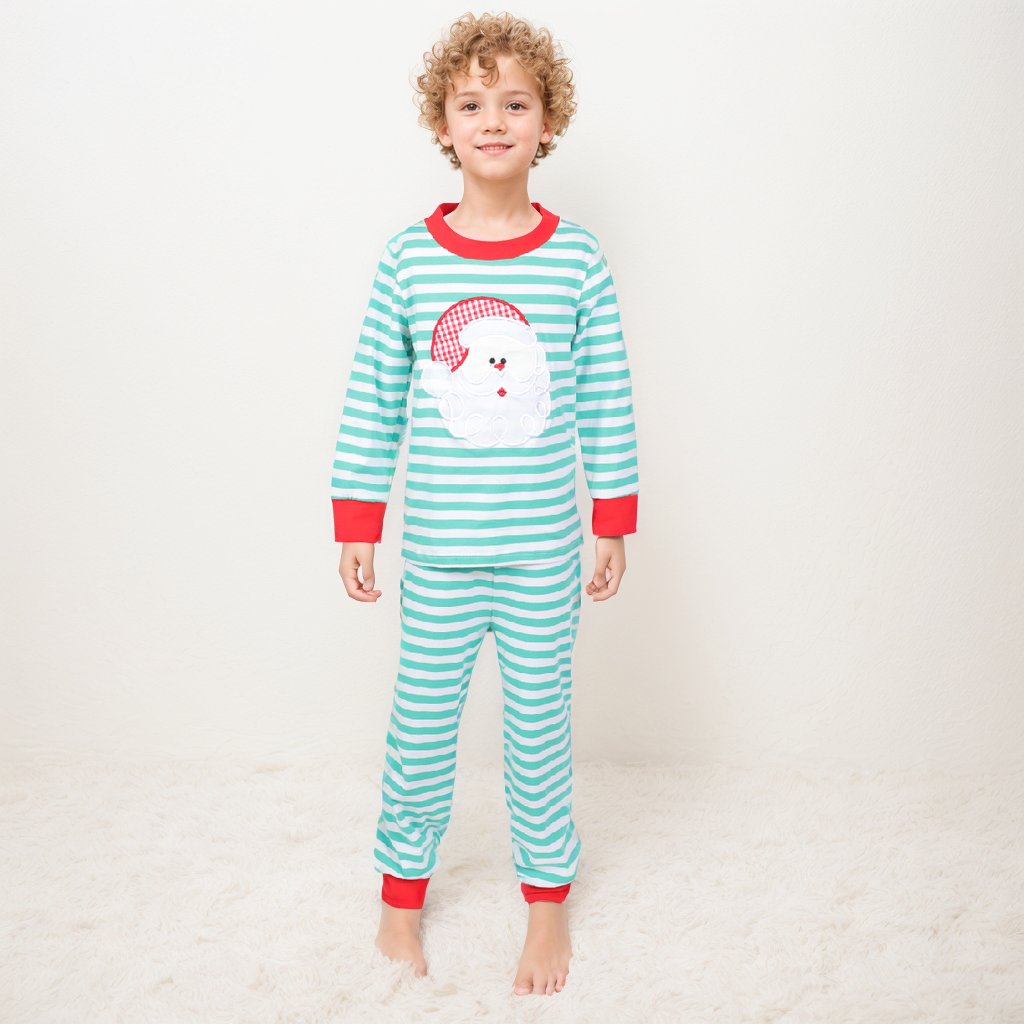 Wholesale customized scarecrow applique baby clothing set boy outfits children's clothing set