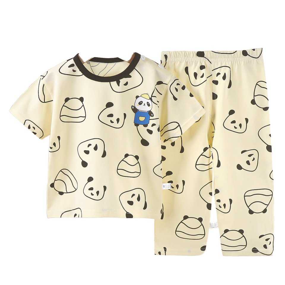 New Fashion Kids Short Sleeve Boys and Girls Clothing Set Children Clothes Summer