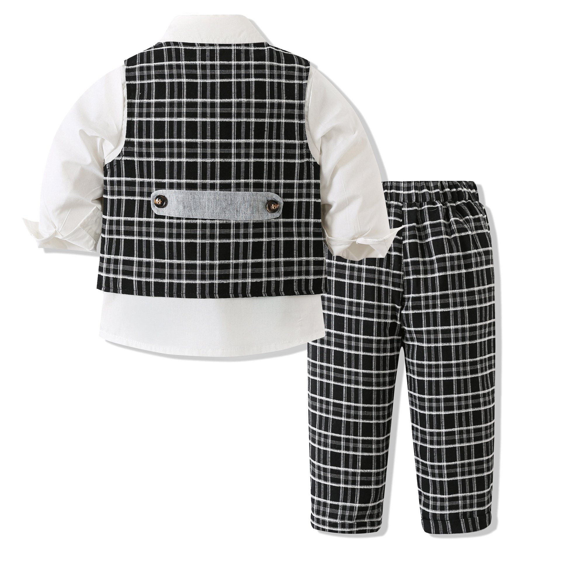 High Quality Long Sleeves One Set Children Clothing Baby Boys Sets Wedding Suit Boy Birthday Party Clothes Wear For Boys