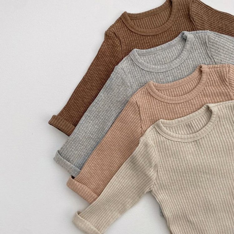 MSFS Baby Pajamas Autumn 100% Cotton Toddler Boys Clothing Sets Ribbed Cotton Pretty Soft Newborn Clothes Sets