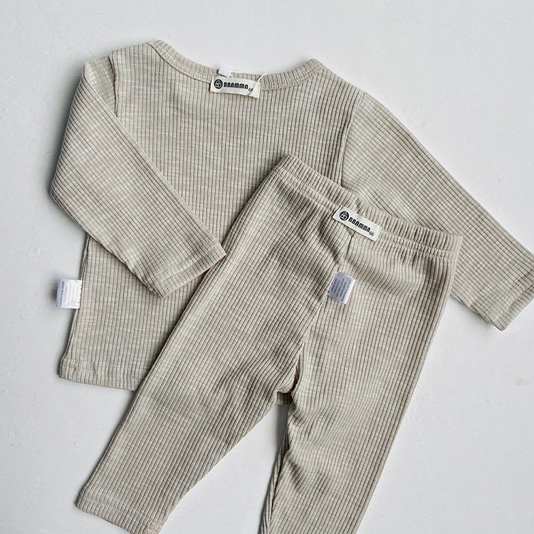 MSFS Baby Pajamas Autumn 100% Cotton Toddler Boys Clothing Sets Ribbed Cotton Pretty Soft Newborn Clothes Sets