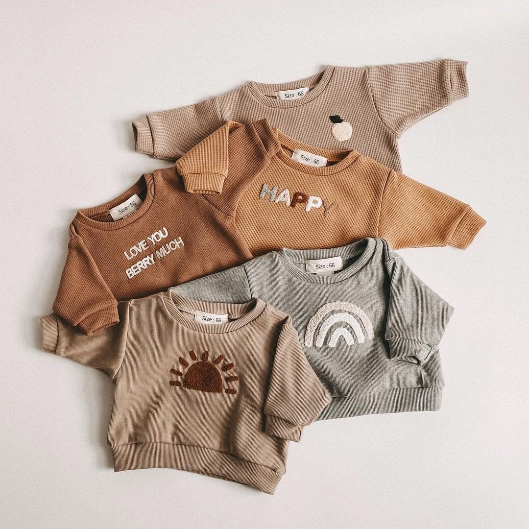 Spring Fashion Baby Clothing Baby Girl Boy Clothes Set Newborn Sweatshirt + Pants Kids Suit Outfit Costume Sets