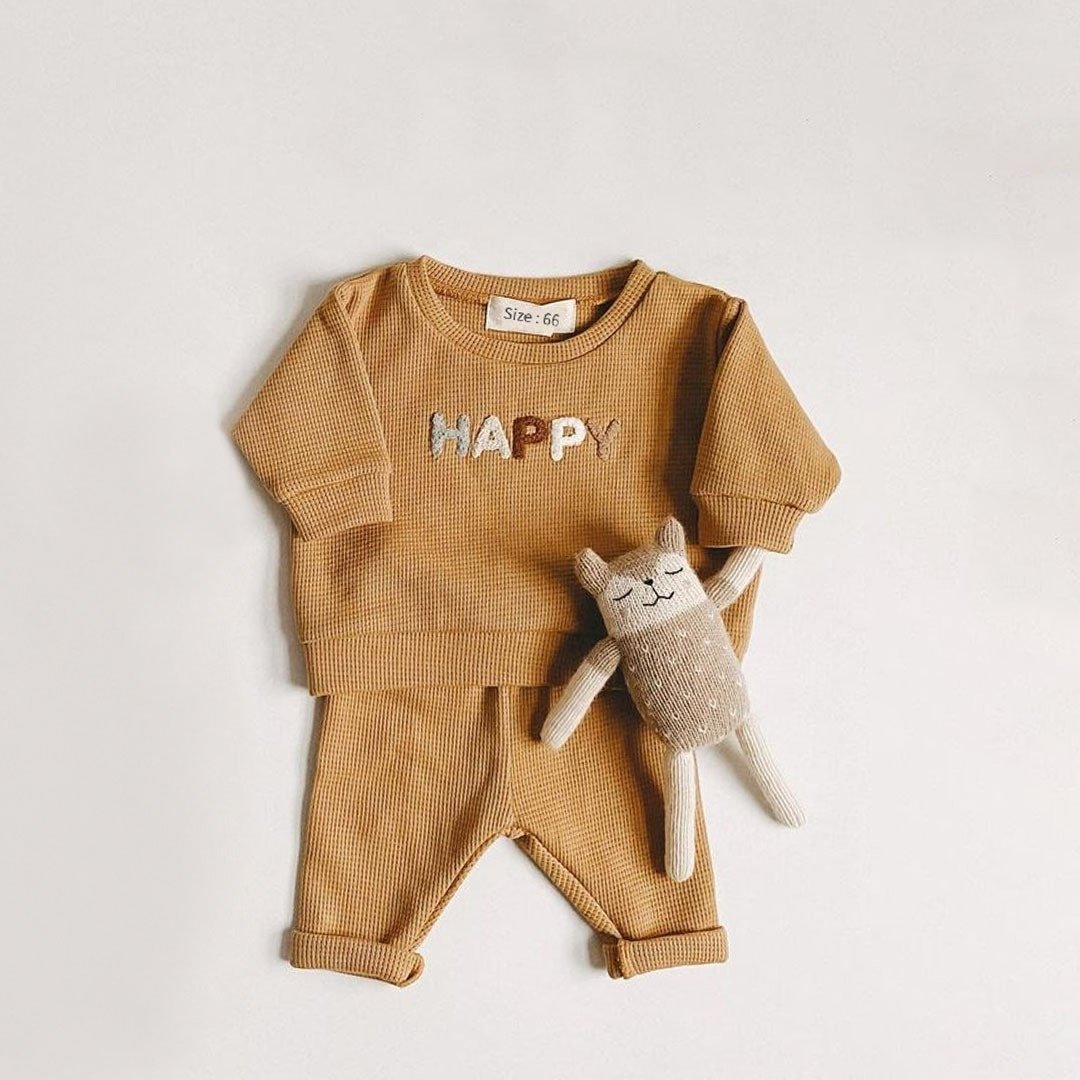Spring Fashion Baby Clothing Baby Girl Boy Clothes Set Newborn Sweatshirt + Pants Kids Suit Outfit Costume Sets